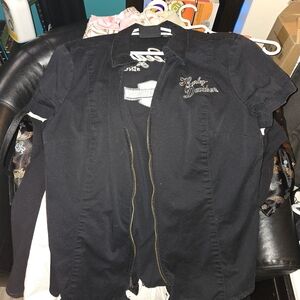 Ladies Harley Davidson zip up shirts